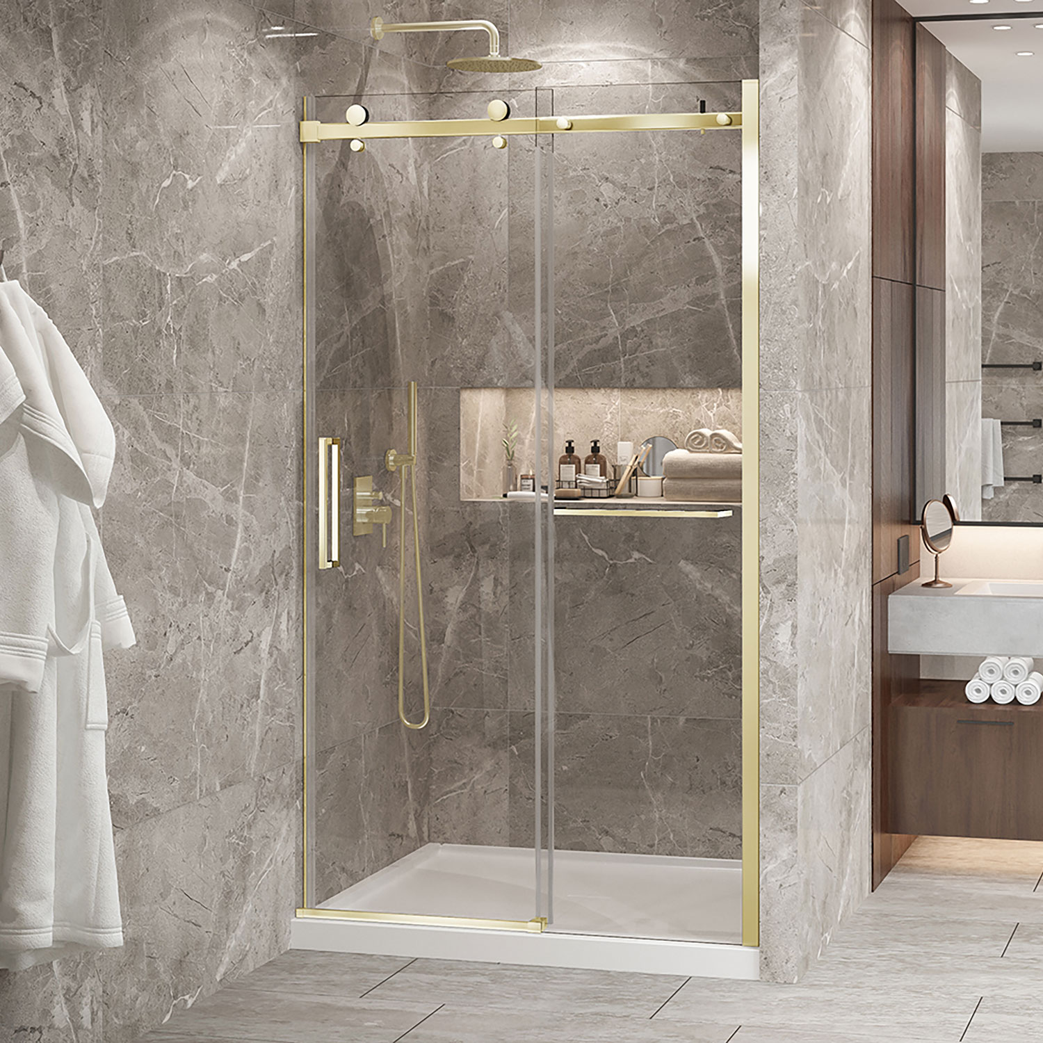 Shower door 48